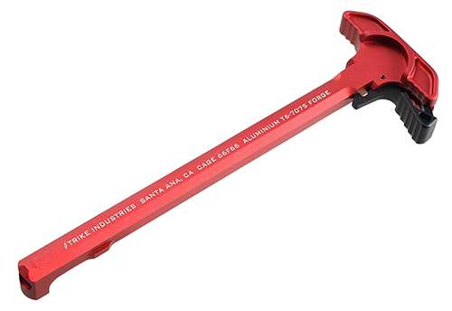 Strike Charging Handle with Extended Latch for .223/5.56 in Red