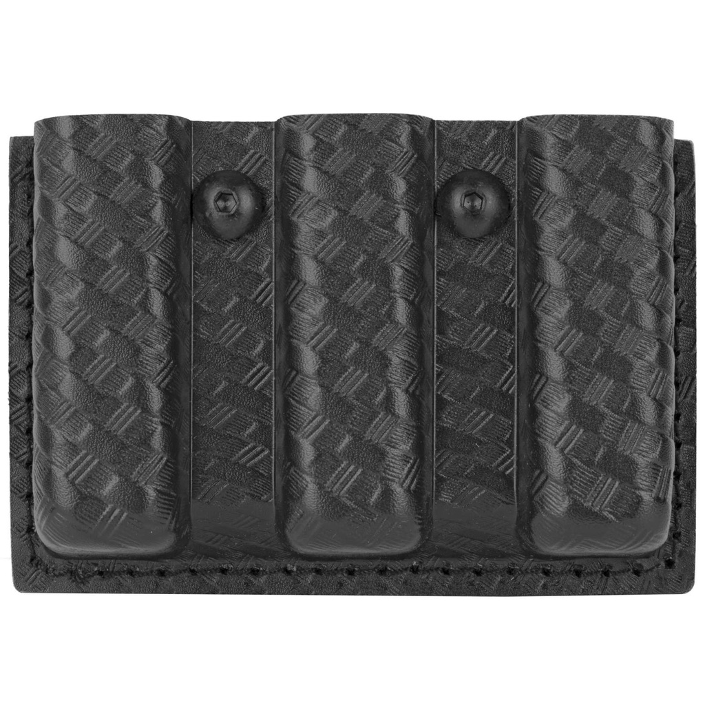 Safariland 775 Triple Magazine Pouch Glock 17 Hardshell Basket Weave Black