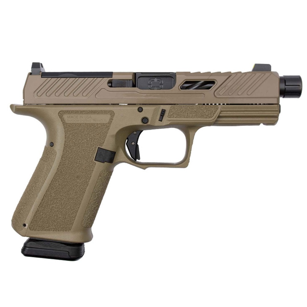 Shadow Systems MR920 Elite 9MM Compact 4.5" Threaded 15Rd Polymer FDE