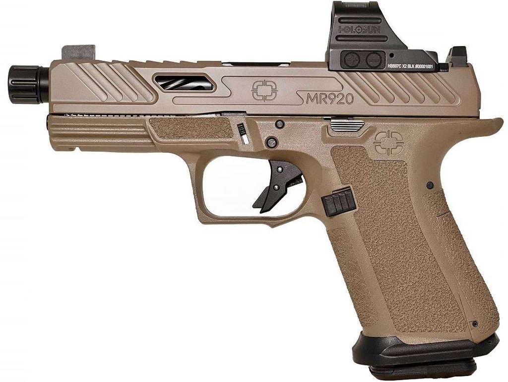 Shadow Systems MR920 Elite 9mm Compact 4" Threaded Holosun 507c 15rd FDE