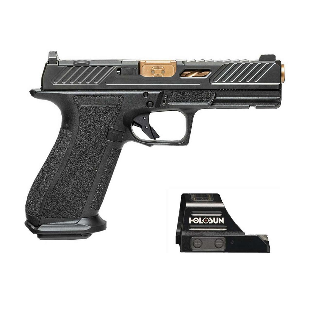 Shadow Systems DR920 Elite 9mm 4.5in Fullsize w/Holosun 17rd Black