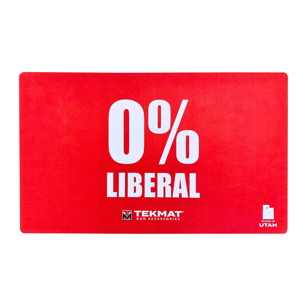 TekMat Door Mat 0% Liberal 25" x 42" Red