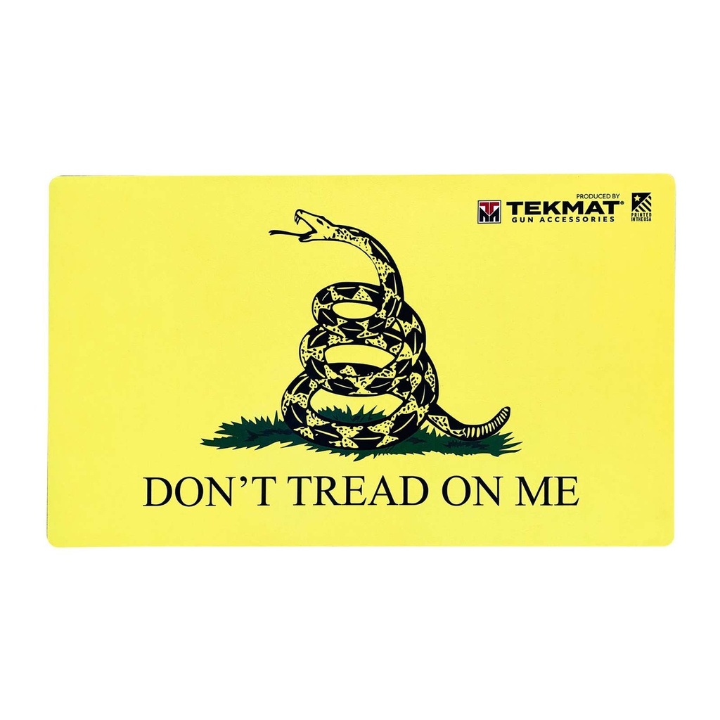 TekMat Door Mat Don't Tread On Me 25" x 42" Yellow