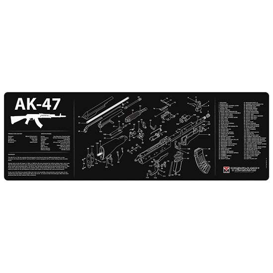 TekMat Ruger AK-47 Gun Cleaning Mat 12"x36" Black