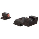 Trijicon HD Night Sights 1911 Novak Cut Orange Front