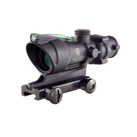 Trijicon ACOG 4x32mm Dual Illum Green Chevron 223 Ballistic Black