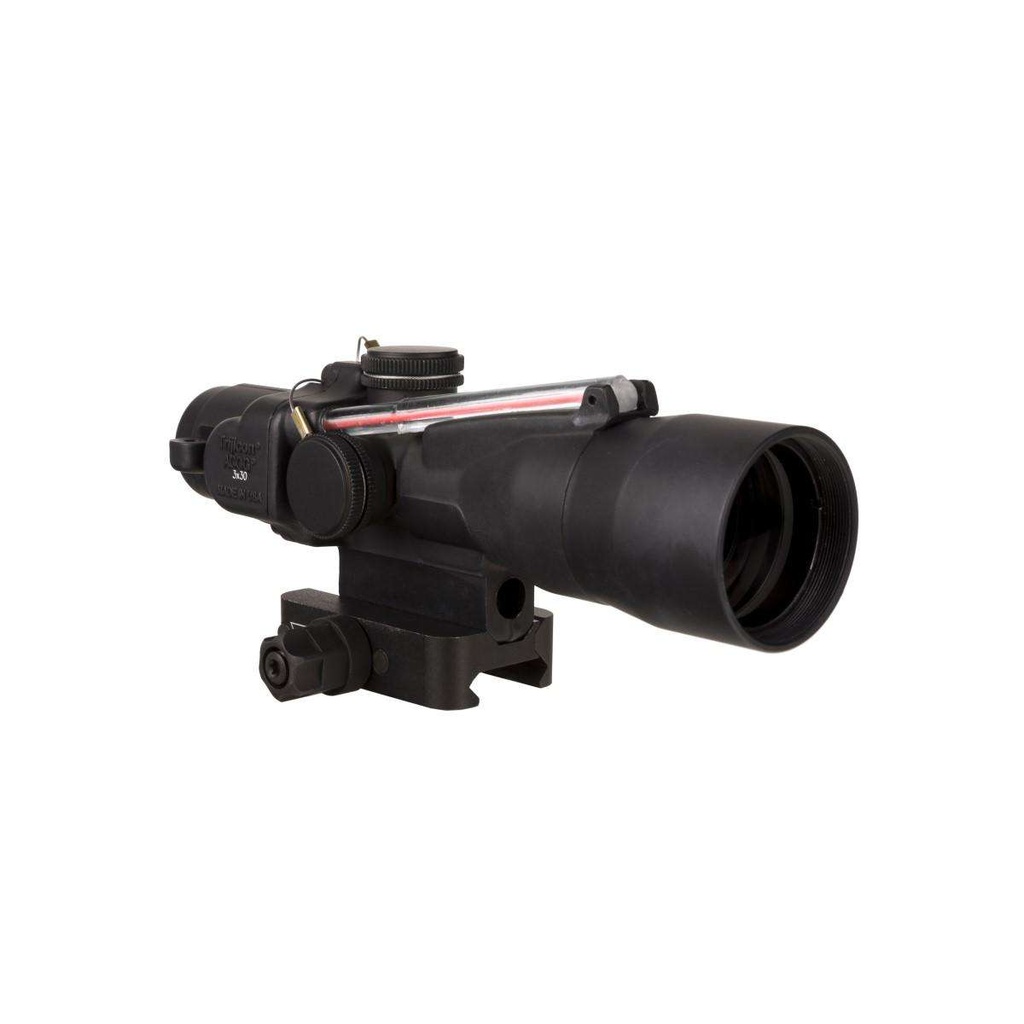 Trijicon ACOG 3X30mm Red Crosshair .300BLK w/ Q-LOC Mount Black