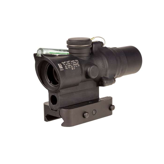 Trijicon ACOG 1.5X16mm Dual Illum Red Ring & 2 MOA Dot w/ Q-LOC Mount Black