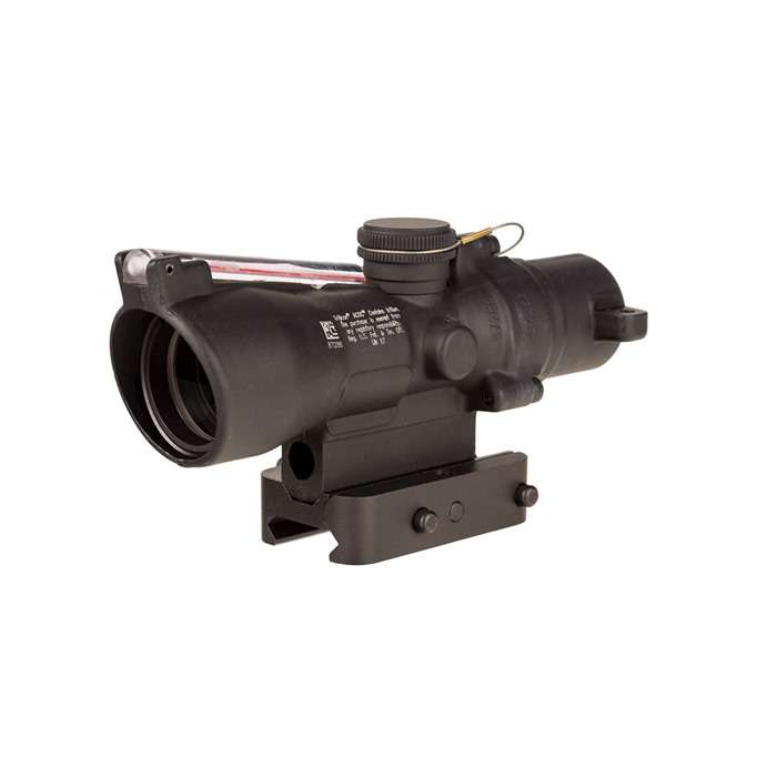 Trijicon ACOG 3X24mm Dual Illum Red Horseshoe/Dot 223 w/ Q-LOC Mount Black