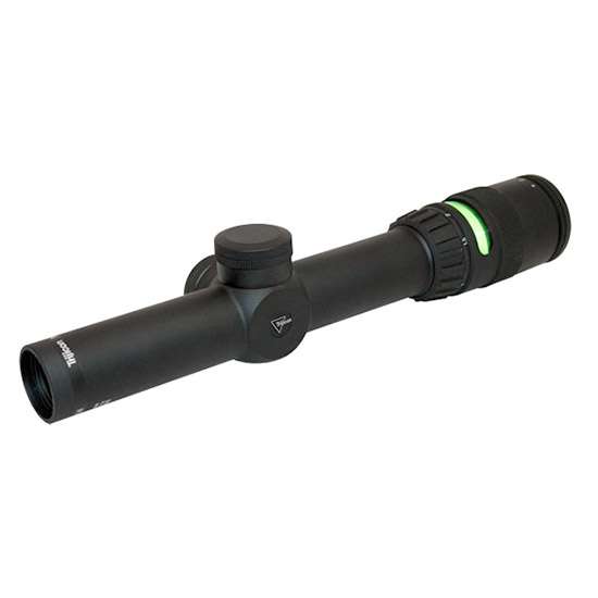 Trijicon AccuPoint 1-4x24mm 30mm German #4 Crosshair/Green Dot Black