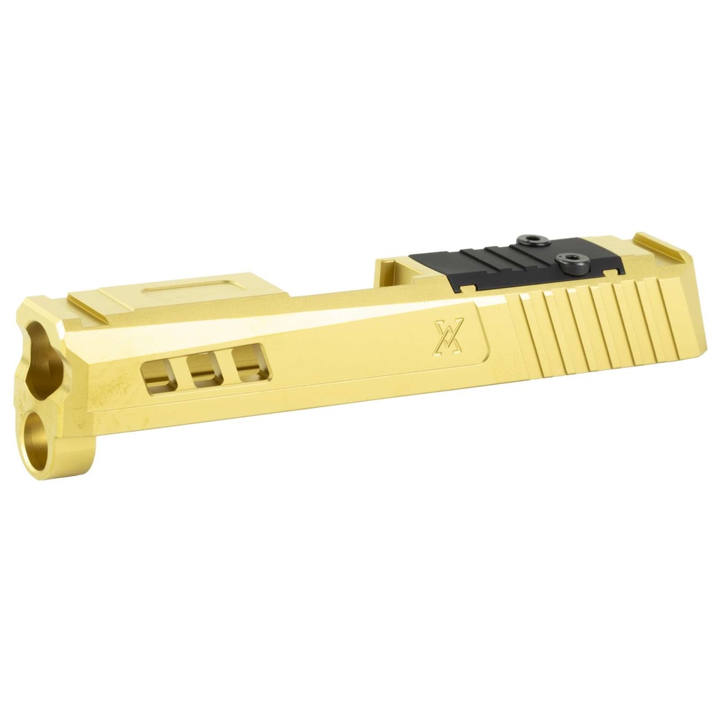 True Precision Sig Sauer P365 Axiom 9MM 3.1" Slide with Optic Cut Gold TiN