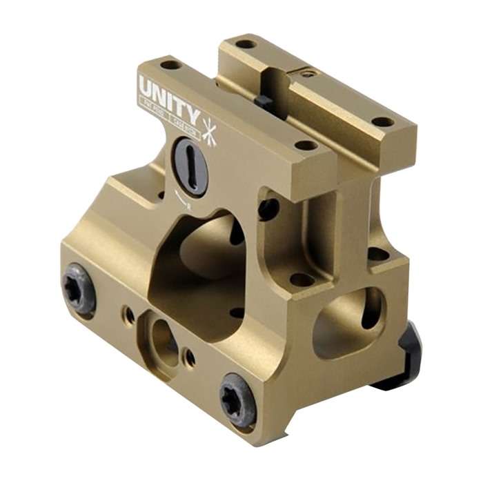 Unity Tactical FAST Micro Red Dot Mount 2.26" MRO Anodized FDE