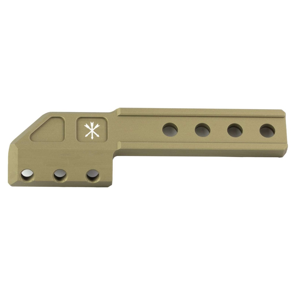 Unity Tactical FUSION Light Wing Mount Left Side Micro Hub Anodized FDE