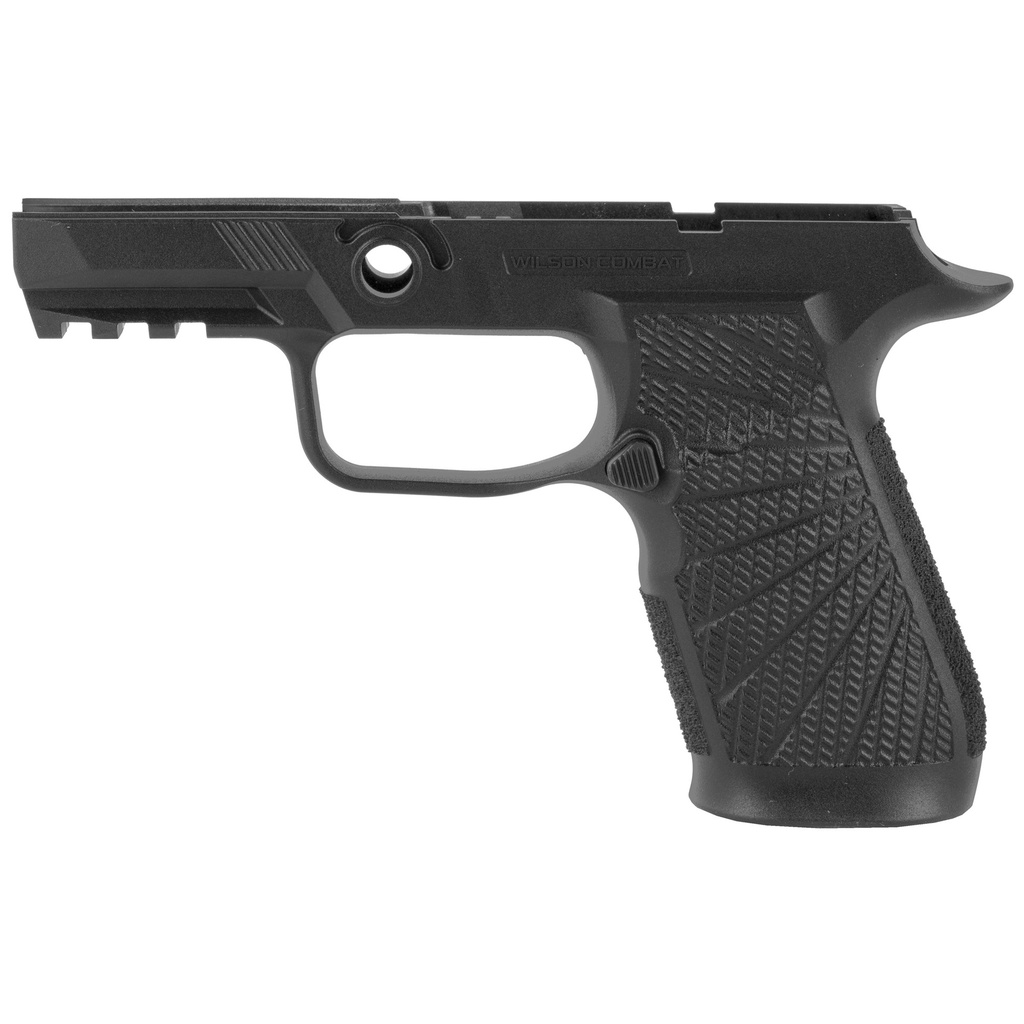 Wilson Combat Carry II Size Grip Module for Sig Sauer P320 - No Manual Safety - Black