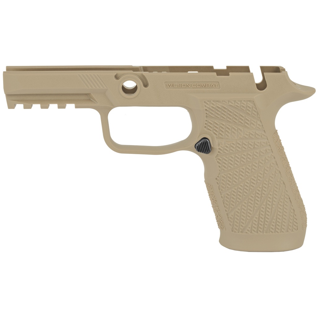 Wilson Combat Carry Size Grip Module for Sig Sauer P320 - With Manual Safety - Tan