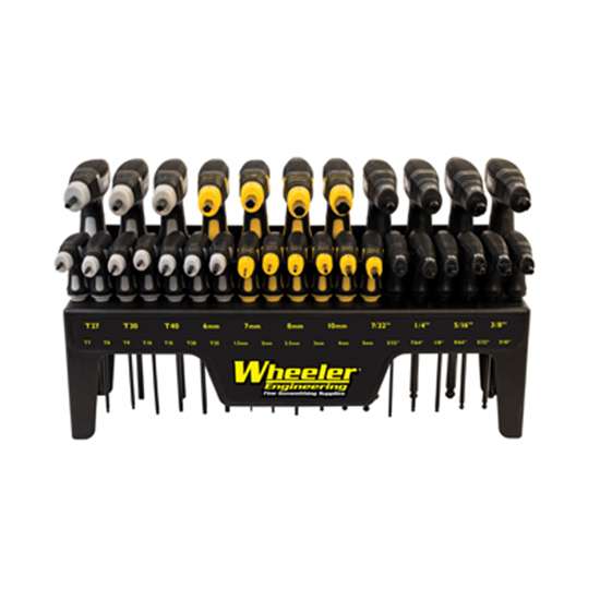 Wheeler 30-Piece SAE, Metric, Hex, Torx P-Handle Screwdriver Set