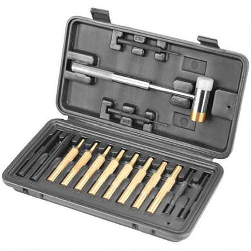 Wheeler Brass and Nylon Hammer and Punch Set