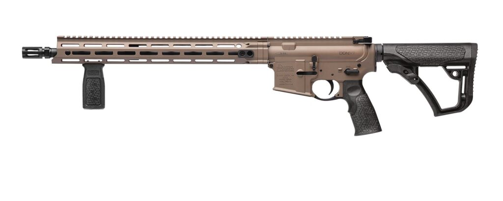 Daniel Defense DDM4 V7 5.56NATO 16" No Mag FDE