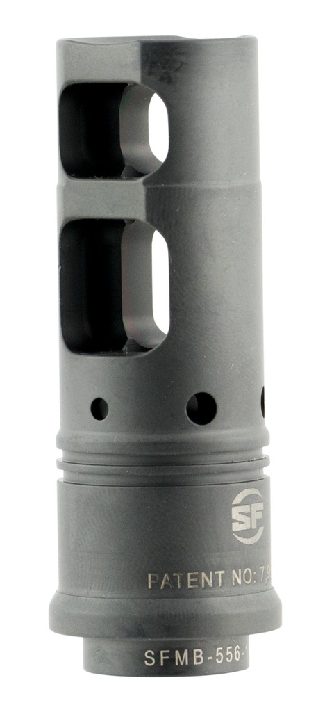 SureFire SOCOM Muzzle Brake 338 Cal 3/4"-24 tpi For Rifles DLC Black