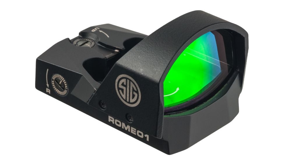 Sig Sauer Electro-Optics Romeo1 1x 30mm Obj 6 MOA Red Dot Black