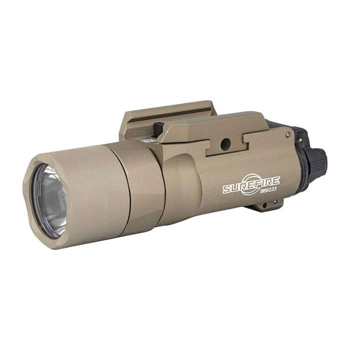 SureFire X300T-B Turbo LED Weapon Light Thumbscrew Rail Mount Tan