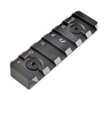 Strike Link Rail Section 6 Slots fits KeyMod & M-Lok Black