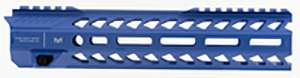 Strike Rail for AR-15 10" in Blue