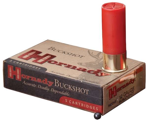 Hornady 86243 Varmint Express 12 Gauge 2.75" Lead 24 Pellets 4 Buck 10 Bx/ 25 Cs