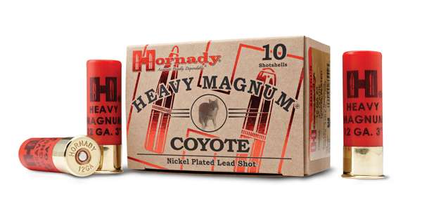 Hornady 86222 Heavy Magnum Coyote 12 Gauge 3" 1 1/2 oz Nickel Plated BB Shot 10 Bx/ 10 Cs