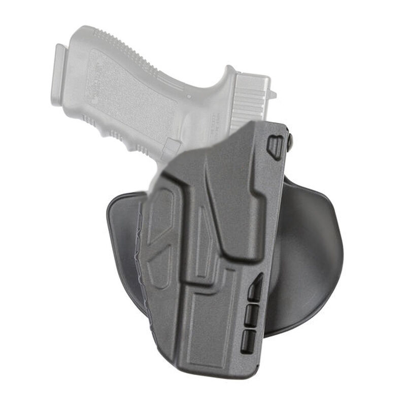 Safariland 7378 7TS ALS Walther PPQ 9/40 Paddle Holster RH Plain Black