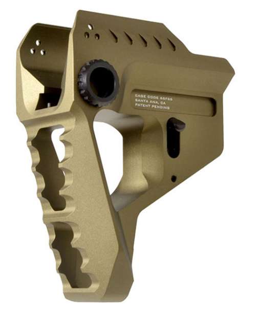 Strike Aluminum Pit Stock in FDE