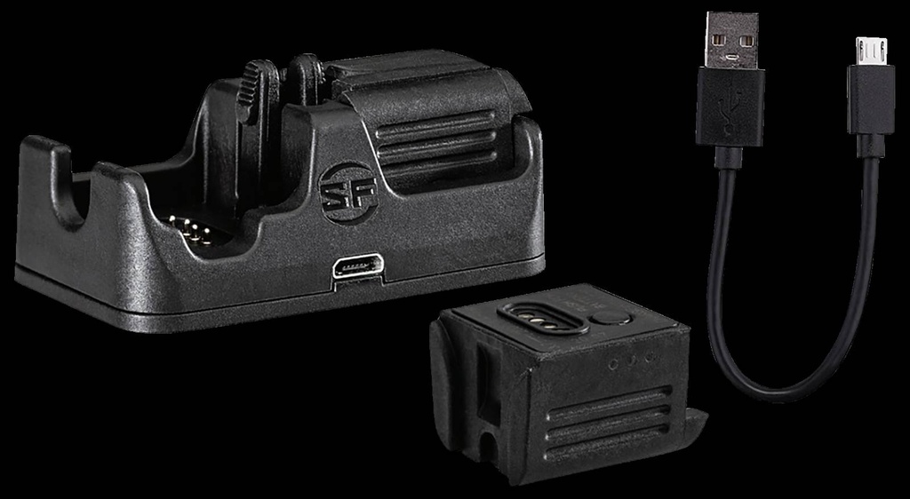 Surefire CH12 Charging Cradle XSC Series Lights w/ B12 Batteries Black