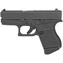 Glock G43 G3 9MM 3.41" 6 Rounds, Black