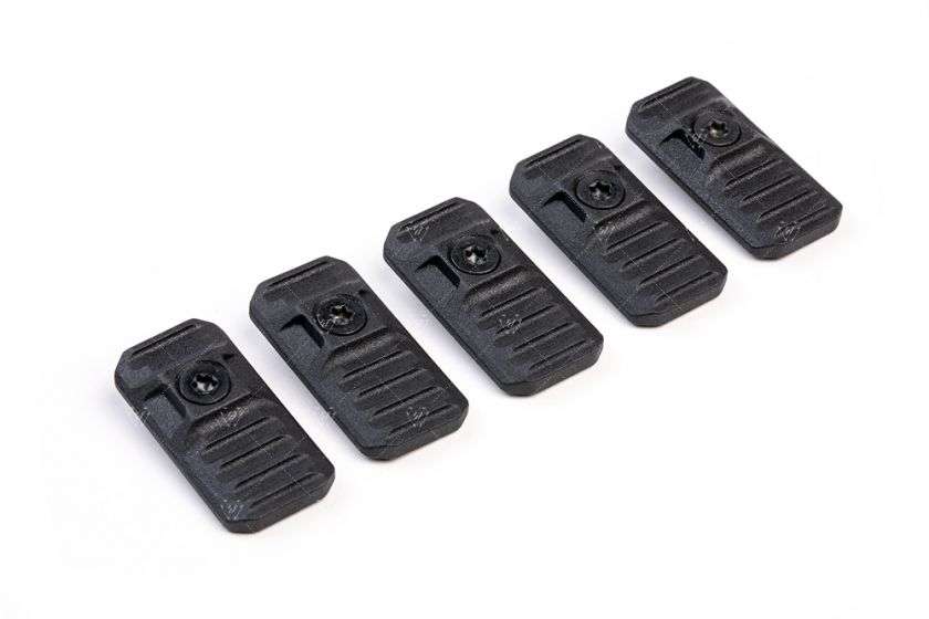 Strike Rail Cover LINK system M-LOK & KeyMod Handguards Black (5 pcs)