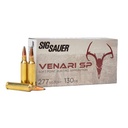 Sig Sauer 277 SIG Fury 130 Grain VENARI Soft Point Hunting Ammunition, 20 Round Box