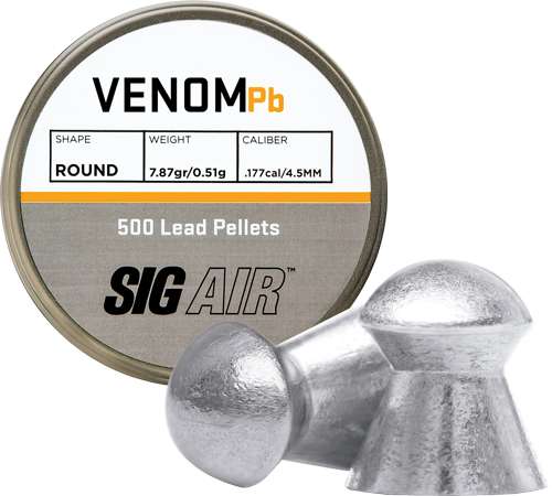 Sig Sauer VENOM Lead .177 Pellets