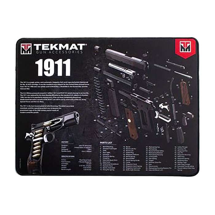 TekMat Ultra Gun Cleaning Mat for 1911 3D 15"x20" Black