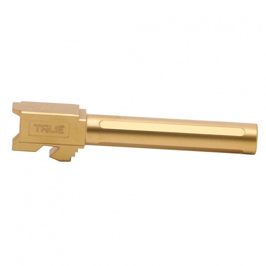 True Precision Glock 17 9MM 4.49" Non-Threaded Barrel, Gold