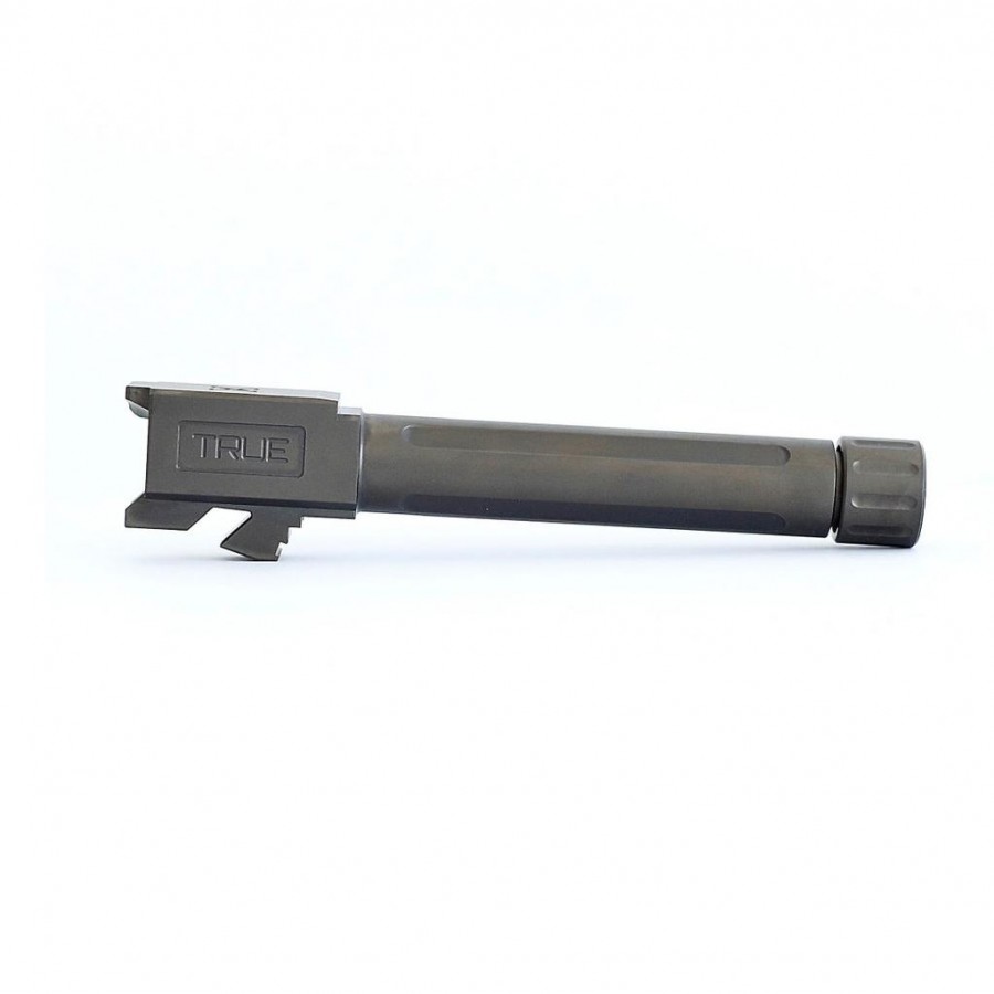 True Precision Glock 17 9MM 5" Threaded Barrel, Stealth Gray