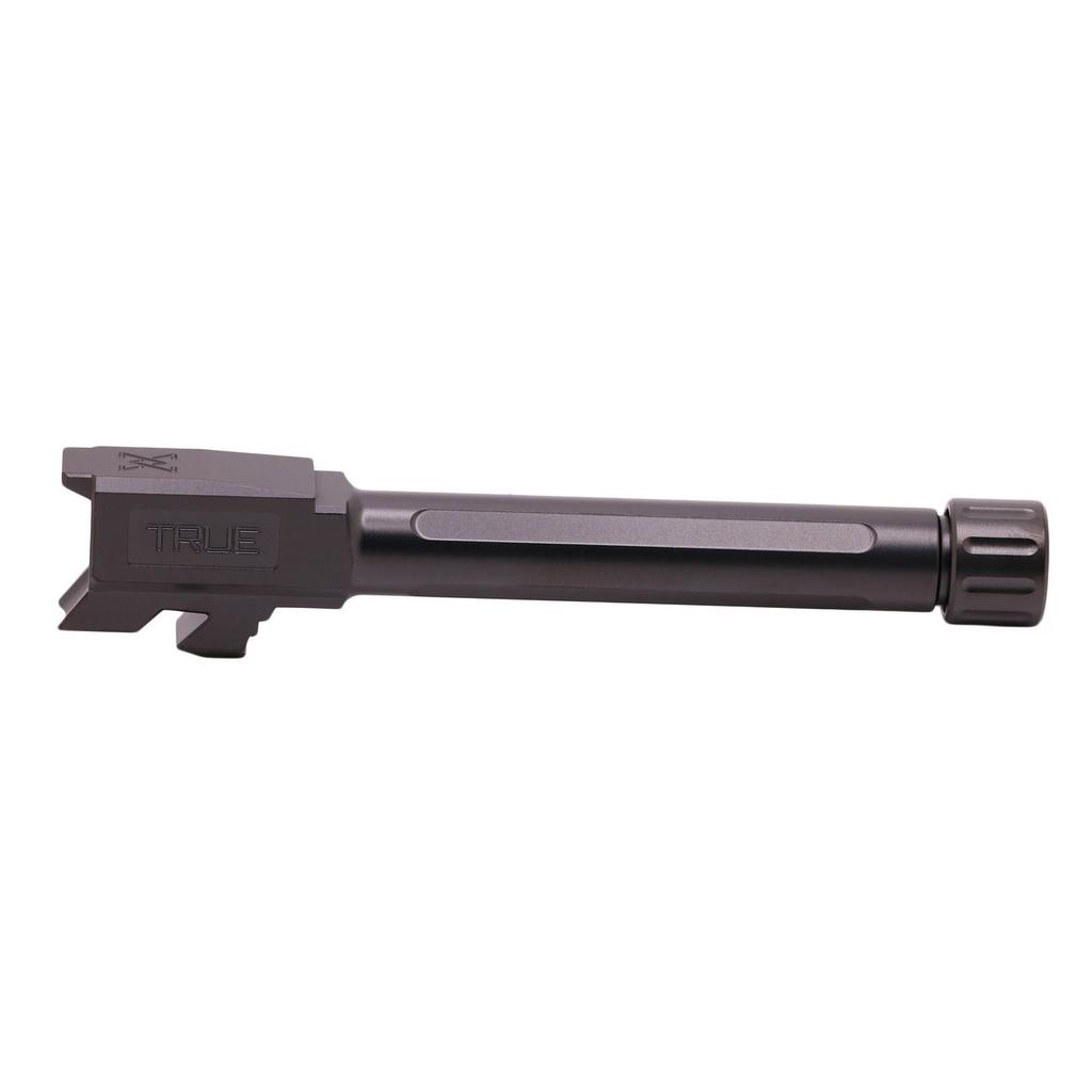 True Precision Glock 48 9MM 4.68" Threaded Barrel, Black DLC