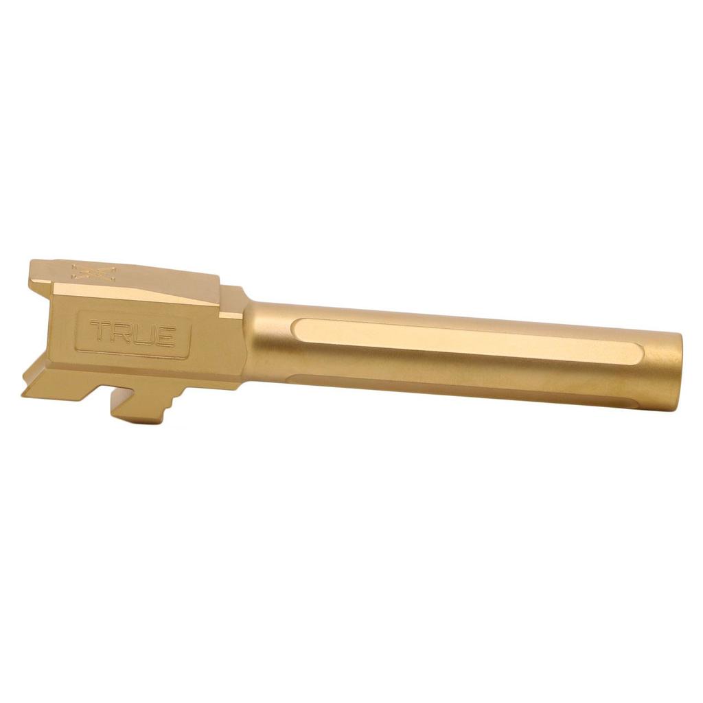 True Precision Glock 48 9MM 3.4" Non-Threaded Barrel, Gold TiN