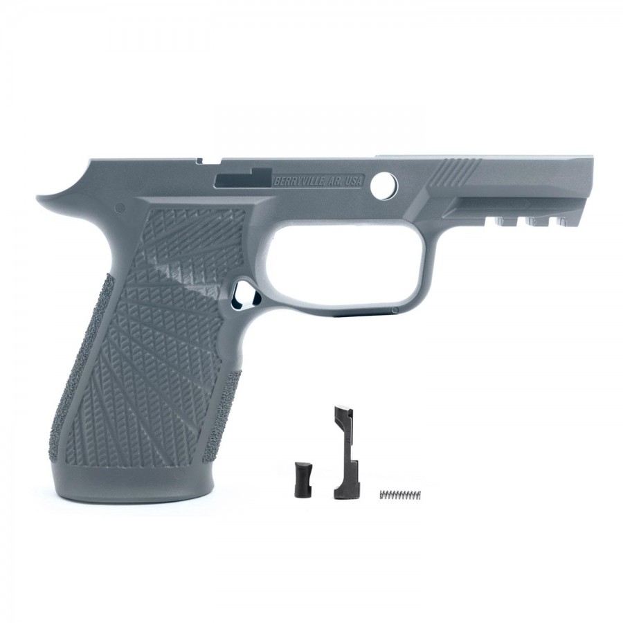 Wilson Combat Carry II Size Grip Module for Sig Sauer P320 - No Manual Safety - Gray