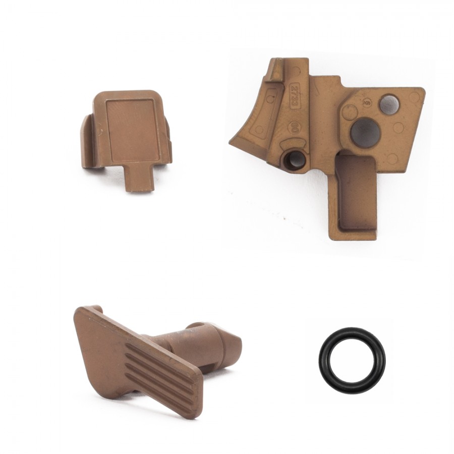 Sig Sauer P320 Coyote Parts Kit, Sear Housing, Slide Cap, Takedown Lever