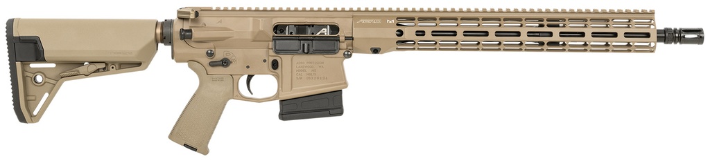 Aero Precision M5 308 Win 16" Mid-Length 10Rds, FDE