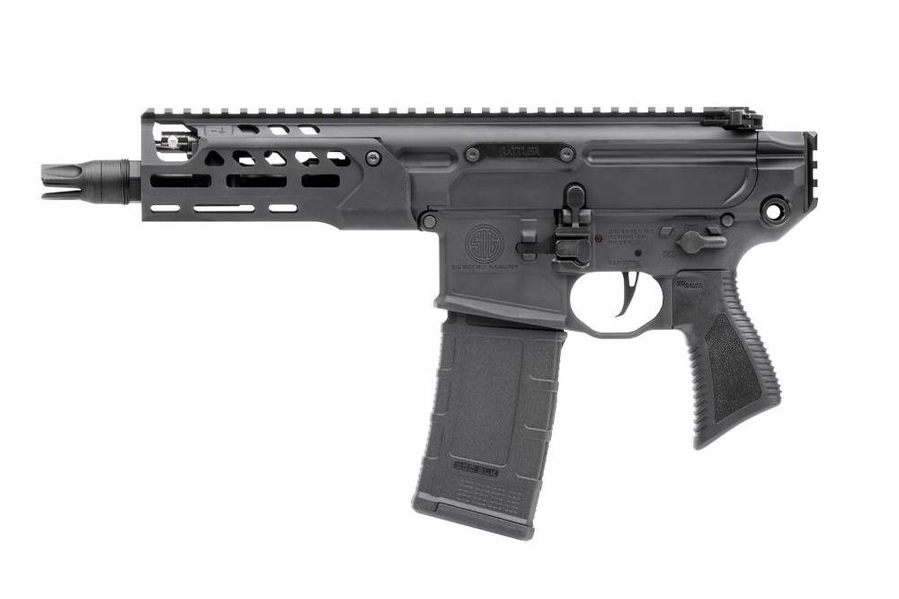 Sig Sauer MCX Rattler LT Pistol, 300 Blackout 6.75" Barrel, Black