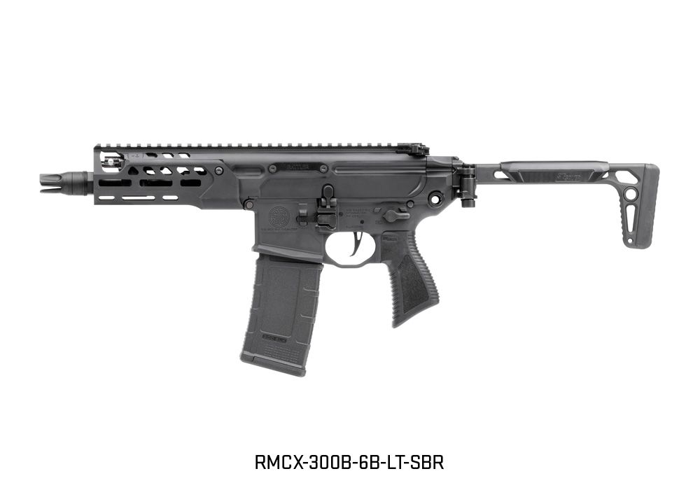 Sig Sauer MCX Rattler LT SBR 300 Blackout 6.75" 30Rds Black