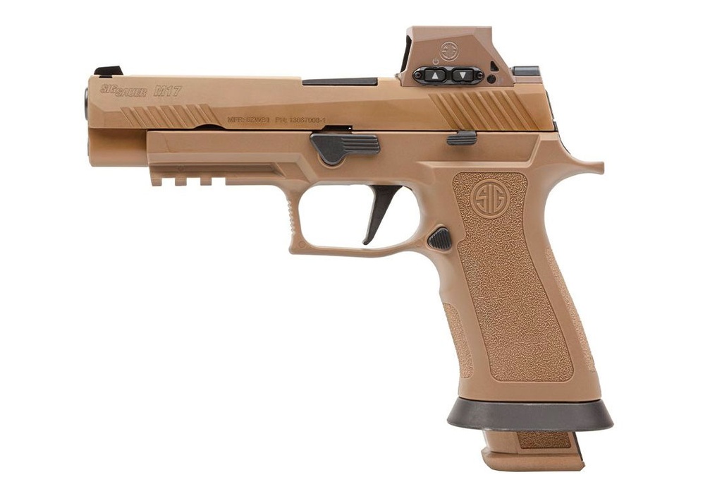 Sig Sauer P320 M17X ROMEOM17 9MM 4.7" 21 Round Coyote