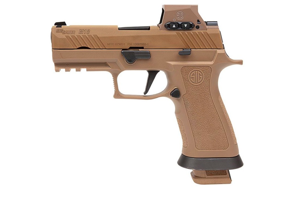 Sig Sauer P320 M18X ROMEOM17 9MM 3.9" 21 Round Coyote