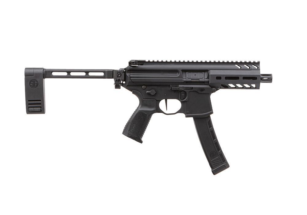 Sig Sauer MPX K 9mm 4.5" 35 Round Pistol Brace, Black