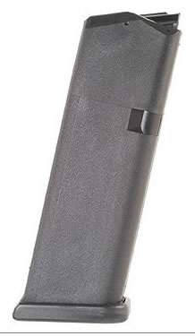 Glock 25 Magazine 380ACP 15Rds Orange Follower Polymer Black